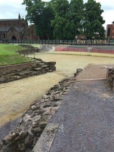 The Roman amphitheatre.